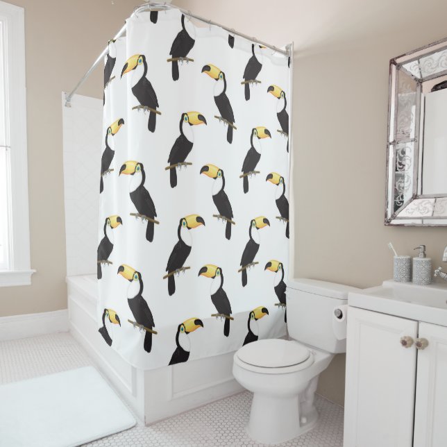Toucans Shower Curtain (In Situ)