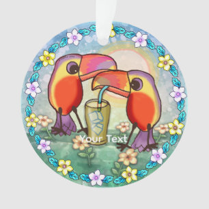 Toucans Tea Ornament