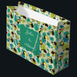 Toucans White Gift Bag<br><div class="desc">Beautiful invitations and stationery for special occasions and festivals are available in both physical and digital formats. We can extend any design into matching items such as RSVP cards,  labels,  envelopes,  and more. Customisation is available upon request. Looking forward to hearing from you!</div>