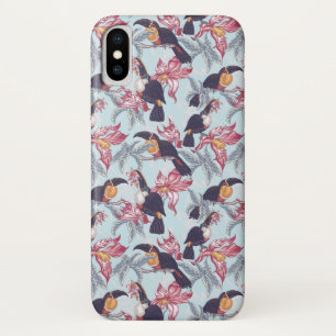 Toucans With Exotic Flowers Case-Mate iPhone Case