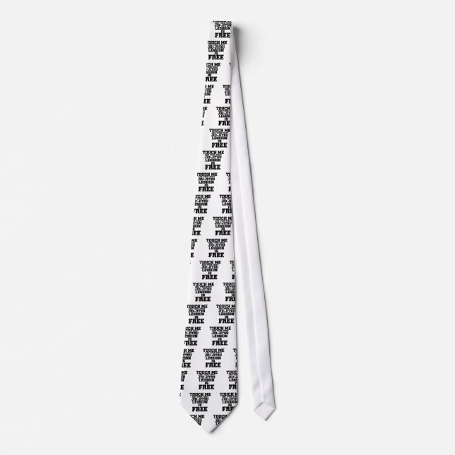 TOUCH ME AND YOUR FIRST JIU-JITSU LESSION IS FREE TIE (Front)