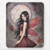 Touch of Autumn Fairy Mousepad