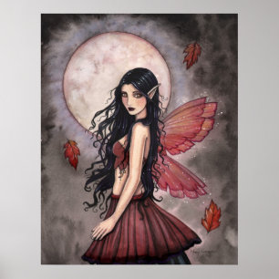Touch of Autumn Fairy Poster