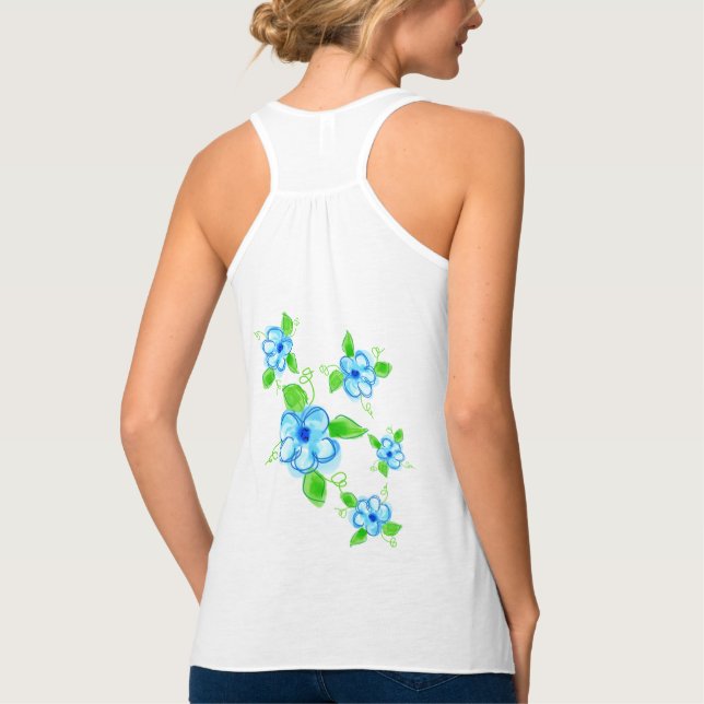 Touch Of Blue Singlet (Back)