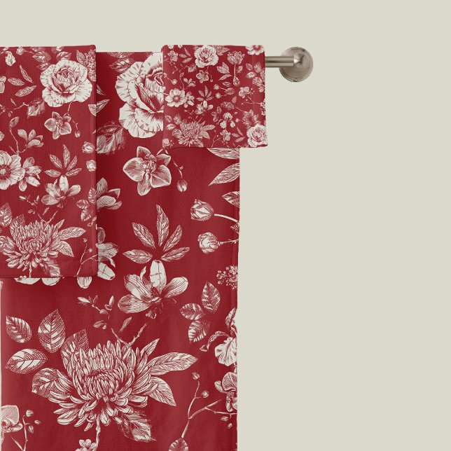 Touch of Elegance Garden Toile Bath Towel Set (Creator Uploaded)