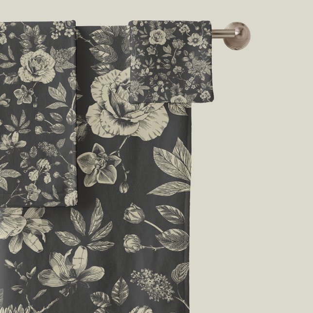 Touch of Elegance Garden Toile Bath Towel Set (Creator Uploaded)