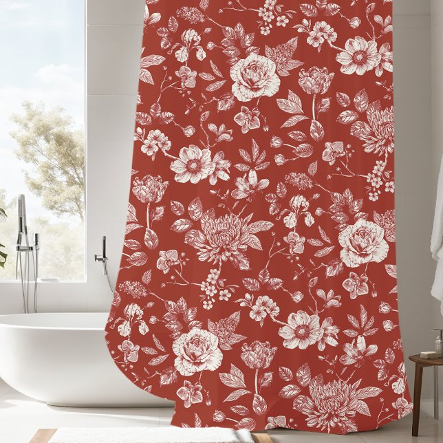 Touch of Elegance Garden Toile Shower Curtain (Creator Uploaded)