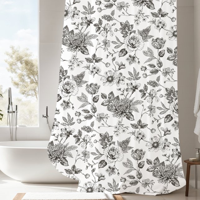 Touch of Elegance Garden Toile Shower Curtain (Creator Uploaded)