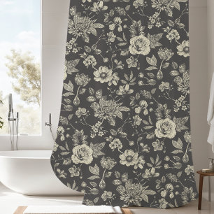 Touch of Elegance Garden Toile Shower Curtain