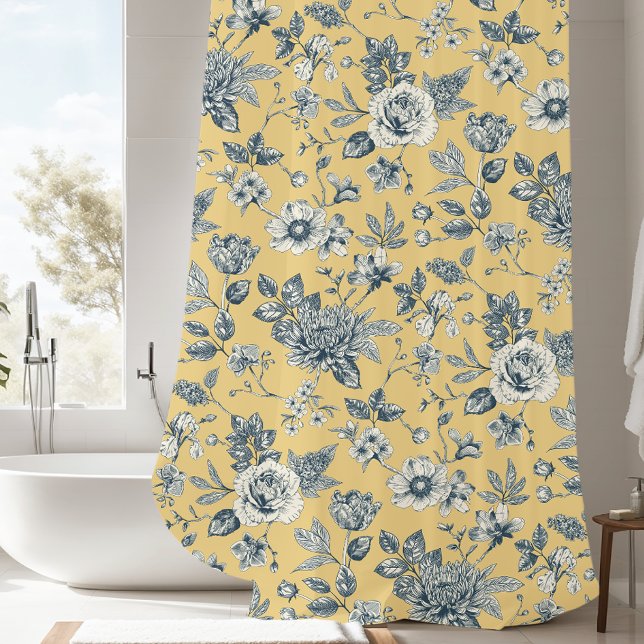 Touch of Elegance Garden Toile Shower Curtain (Creator Uploaded)