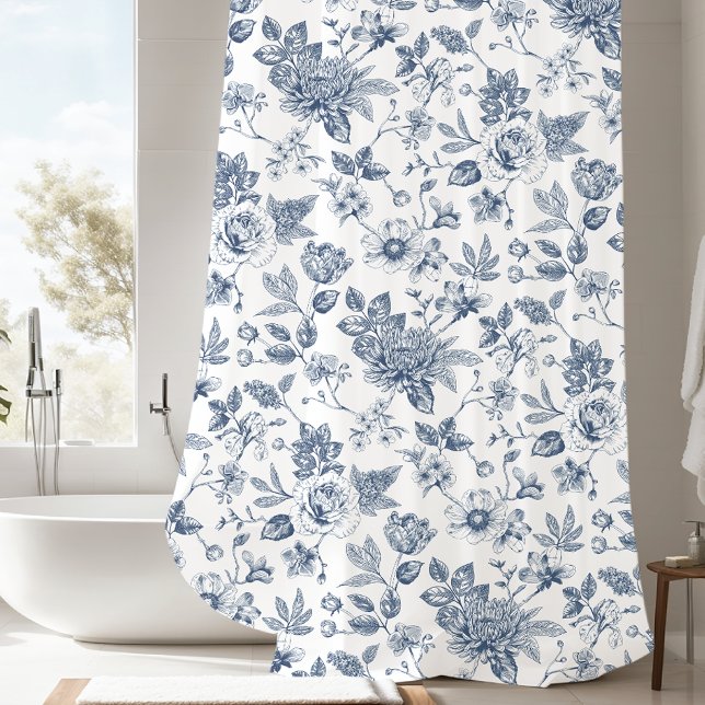 Touch of Elegance Garden Toile Shower Curtain (Creator Uploaded)