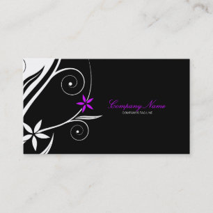 Touch of Pink Business Card Template