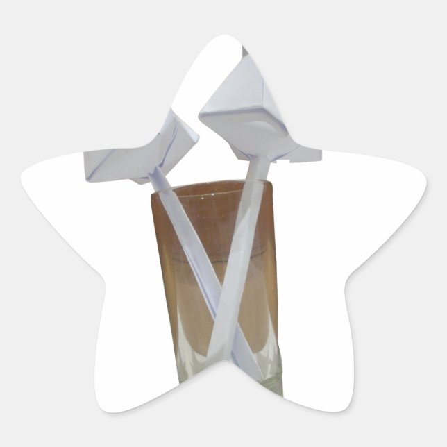 Touch of Romance: A Peaceful Valentine's Day Star Sticker (Front)