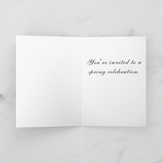 Touch of Spring Folded Greeting Card
