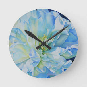 Touch of Summer Round Clock