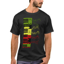 Touch the Rhythm – Colourful Piano Keys Music Art