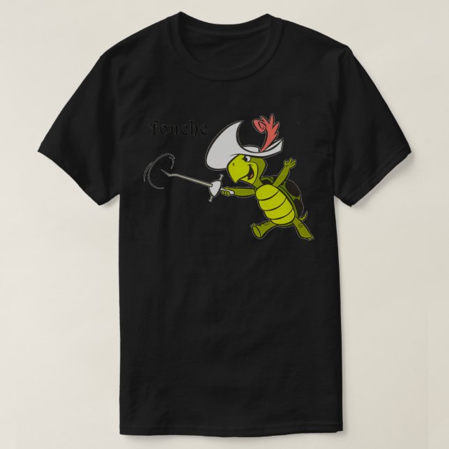 Touch Turtle green T-Shirt (Design Front)