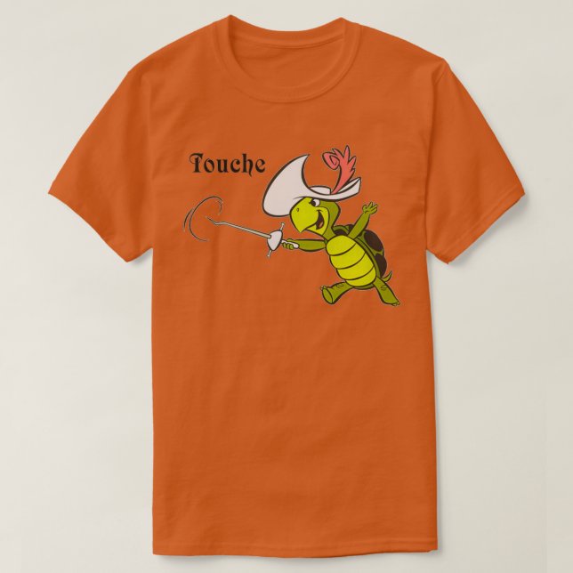 Touch Turtle grey T-Shirt (Design Front)