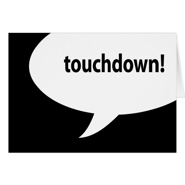 touchdown! (Front Horizontal)