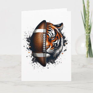 Touchdown American Footll Game Day Thanksgiving Ti Card