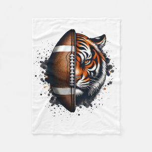 Touchdown American Footll Game Day Thanksgiving Ti Fleece Blanket