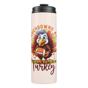 Touchdown and Turkey Thanksgiving Thermal Tumbler