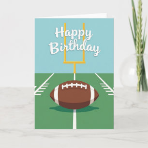 Touchdown Birthday Card