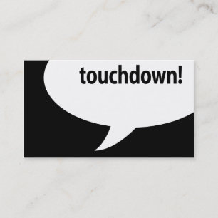 touchdown! business card