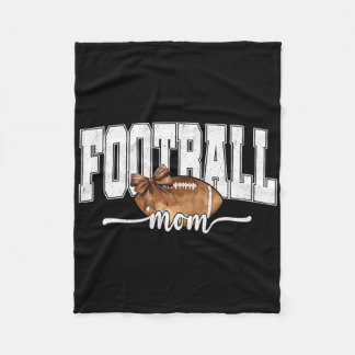 Touchdown Season American Footll Mom Game Day Than Fleece Blanket