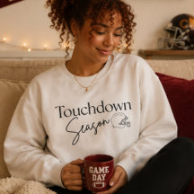 Touchdown Season, Cosy Football Game Day Crewneck