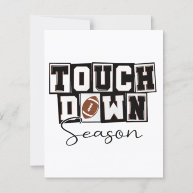🏈 Touchdown Season Graphic Tee (Front)