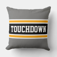TOUCHDOWN Sporty Black Yellow Grey Stripes