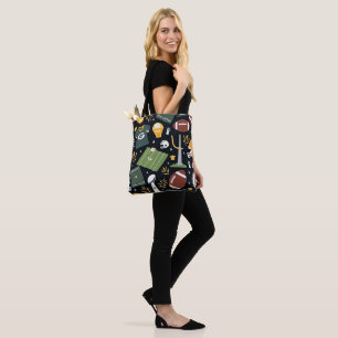 Touchdown Triumph: Ultimate American Football Fan Tote Bag