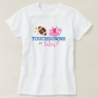 Touchdowns or Tutus Blue Pink Gender Reveal