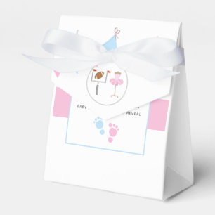 Touchdowns or Tutus Gender Reveal Party Favour Box