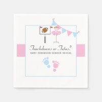 Touchdowns or Tutus Gender Reveal Party