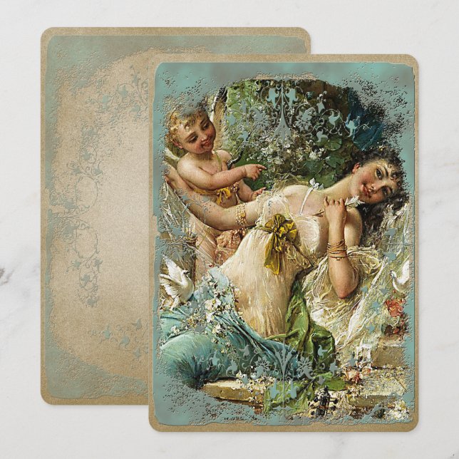 Touché D'Amour - Invitation Card (Front/Back)