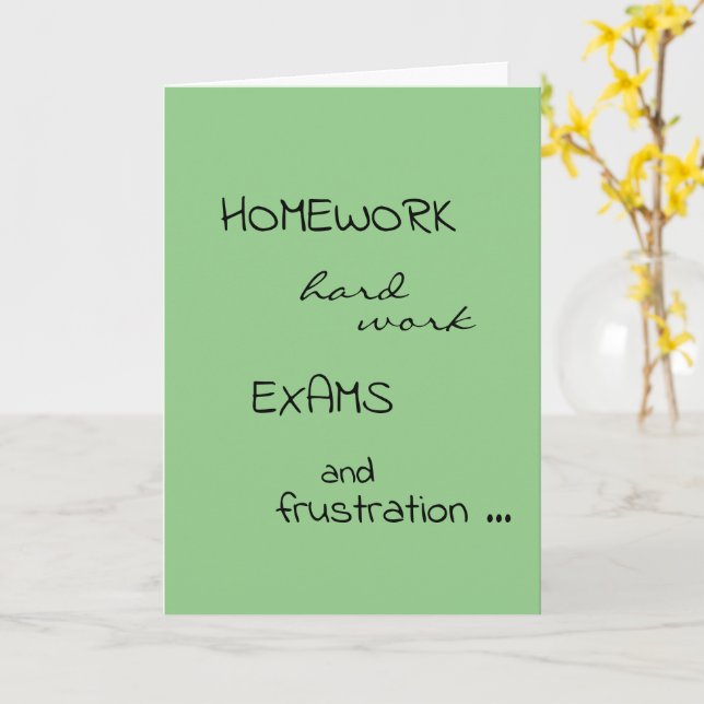 Touching Graduation Congratulations Card (Yellow Flower)