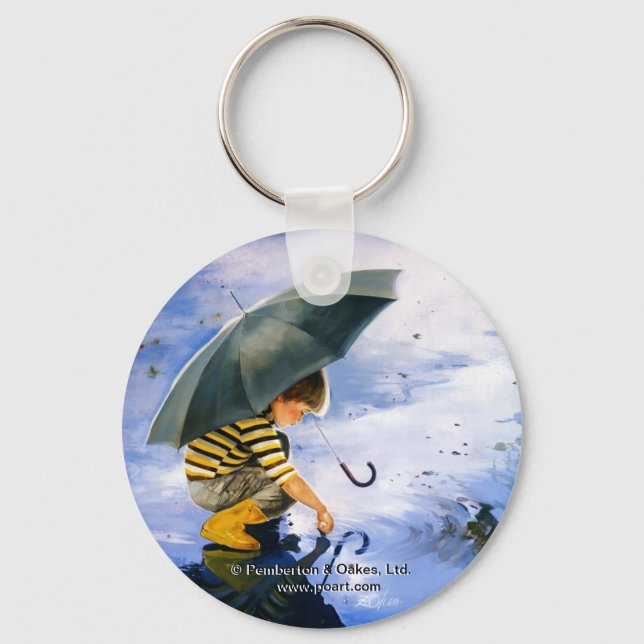 Touching the Sky Key Ring (Front)