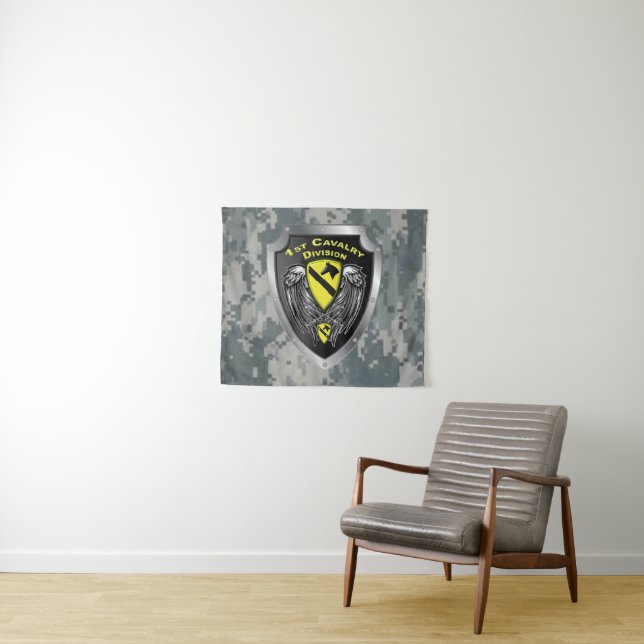 Tough 1st Cavalry Division Tapestry (In Situ (Horizontal))