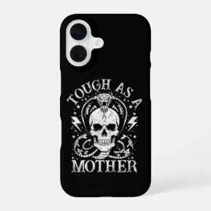 Tough As A Mother Funny Mum Motherhood Retro Humou iPhone 16 Case