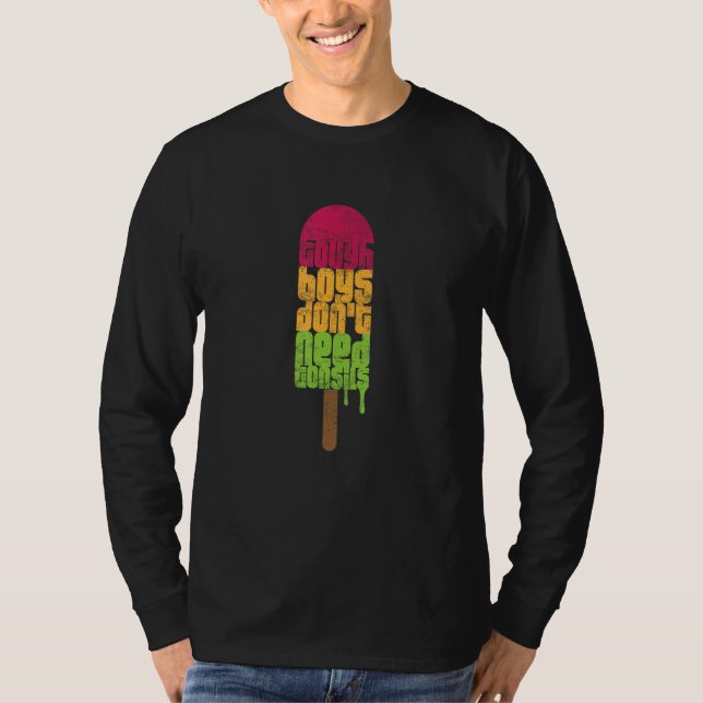 Tough Boys Don't Need Tonsils - Tonsil Surgery Rec T-Shirt (Front)