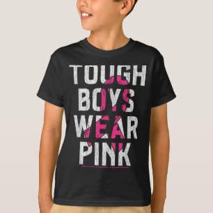 Tough Boys Wear Nk Breast Cancer Awareness Shirts 