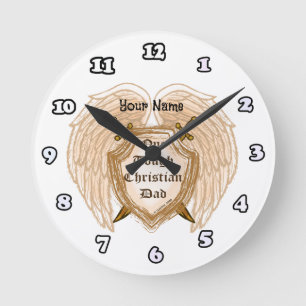 Tough Christian Dad clock