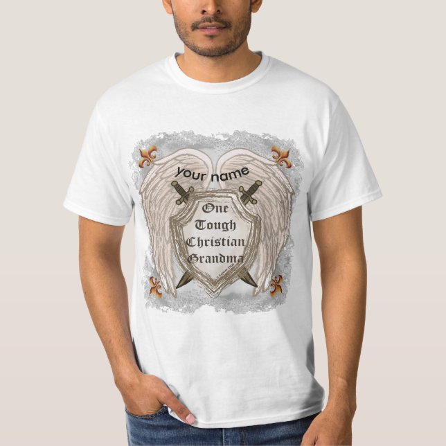  Tough Christian Grandma  T-Shirt (Front)