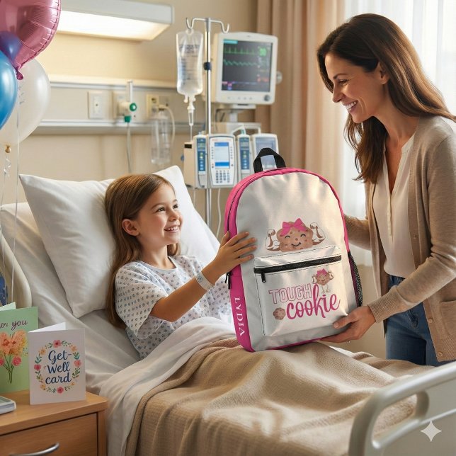 Tough Cookie Backpack (Empower someone special with this, "Tough cookie" personalized backpack! )