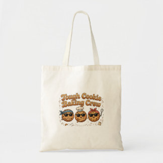 Tough Cookie Baking Crew Tote - Funny Retro Cookie Bag