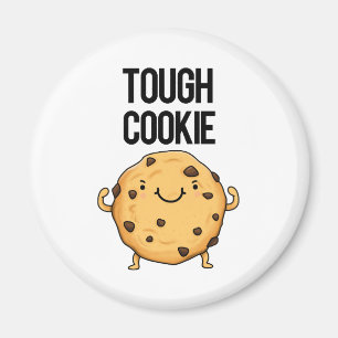 Tough Cookie Cute Food Pun Magnet