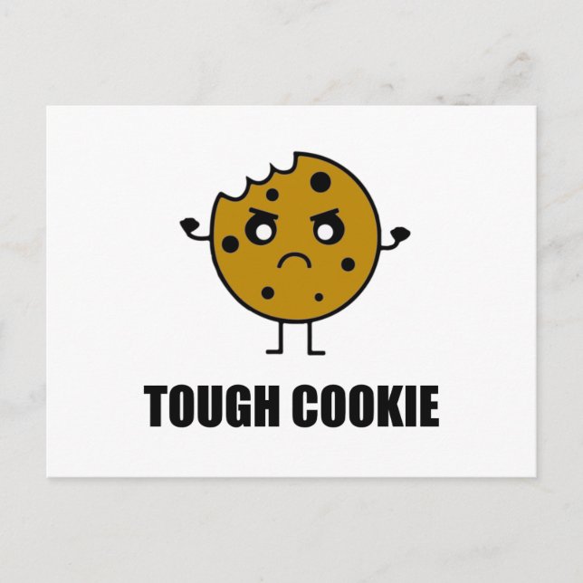 Tough Cookie Funny Postcard (Front)