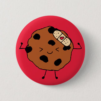 Tough Cookie Hope You Feel Better Funny Design 6 Cm Round Badge